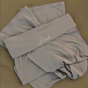 Victoria's Secret Pink blue yoga pants